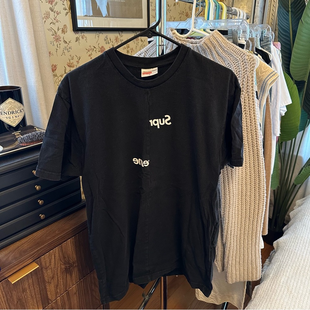 Supreme comme des garcons collab tshirt sz M